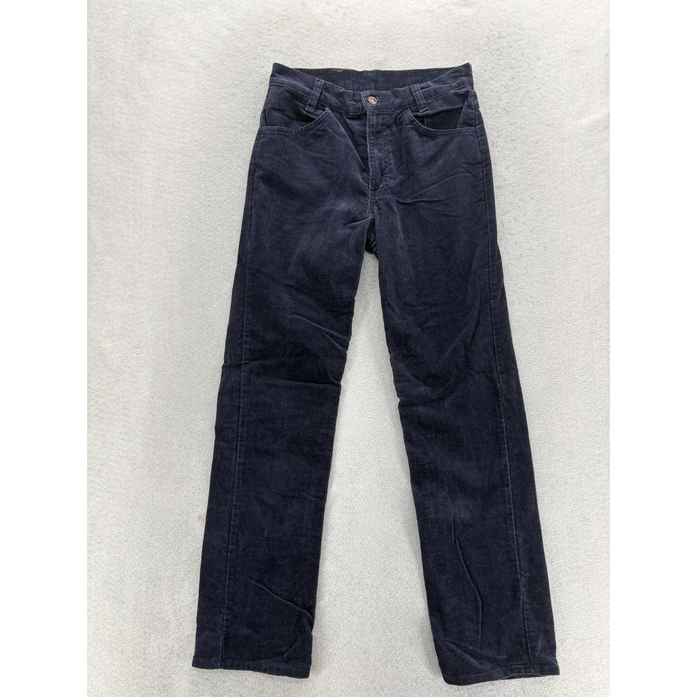 Vintage Levis Student Jeans Mens 28x30 Blue Dark Corduroy Straight Pants USA 719